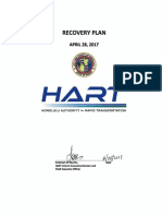 Oahu Rail Project Recovery Plan