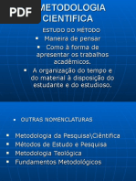 Metodologia Aula 01