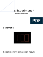 Basic Experiment 4: Wilkinson Power Divider