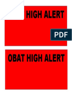 Obat High Alert