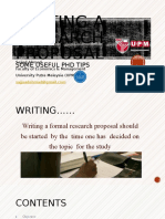 Writing A Research Proposal-PhD Tips