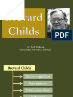 Brevard Childs Aproximacion Canonica y c