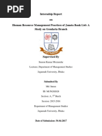 Download Human Resource Management Practices of Janata Bank Ltd 2017 by Md Imran SN346990253 doc pdf