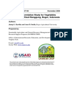 Phosphorus Correlation Study For Vegetables Grown in The Ultisol-Nanggung, Bogor, Indonesia