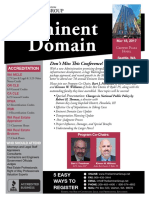 7th Annual Eminent Domain Seminar, Seattle, Washington, May 18, 2017