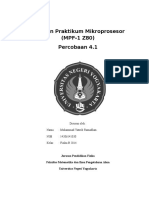 Laporan Praktikum Mikroprosesor 4.1