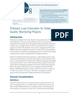 Pollutant Load Estimation For Water Quality Monitoring Projects