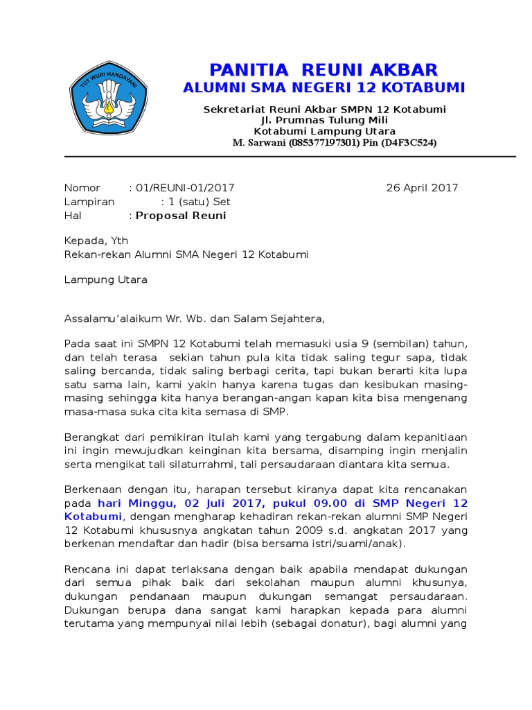 1020+ Contoh Undangan Alumni Sma Terbaik Gratis