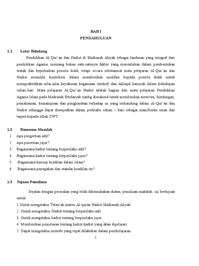 Materi Tentang Jujur Ilmusosial Id