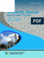 Statistik Daerah Kecamatan Pacitan 2016