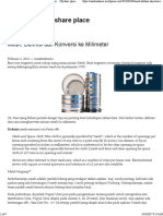 Mesh, Definisi Dan Konversi Ke Milimeter PDF