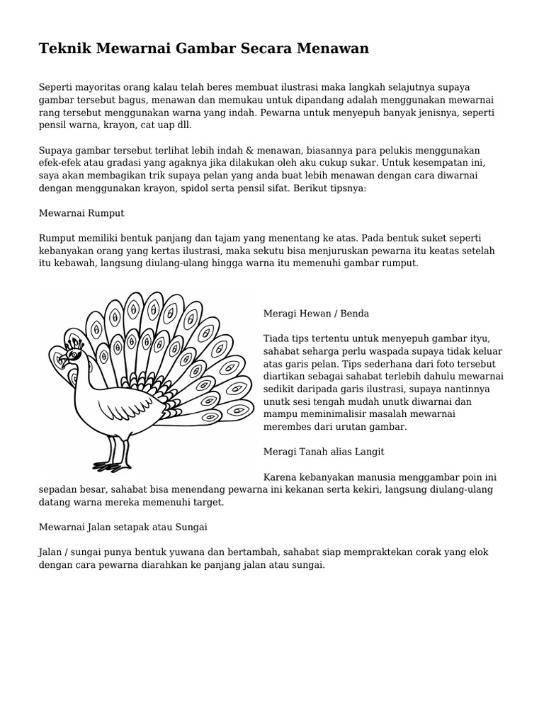 Mewarnai Jalan Gambar Mewarnai Gratis