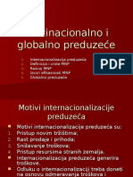 Multinacionalno I Globalno Preduzeće