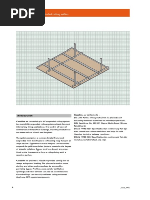 Casoline Suspended Ceiling System Drywall Ceiling