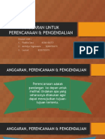 Anggaran Untuk Perencanaan Dan Pengendalian