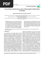 Truss Design Optimization using Neutrosophic Optimization Technique