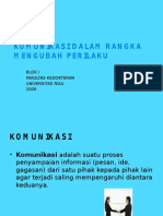 Komunikasi Dalam Rangka Mengubah Perilaku