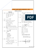 NSTSE Class 8 Solutions 2015 PDF