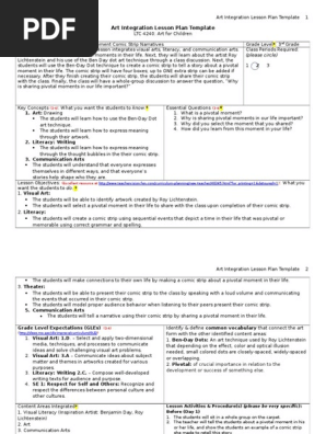 art lesson plan