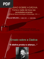 MAUSS.ensaio Sobre a Dadiva