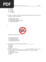 Borang Soal Selidik Kajian Merokok Dikalangan Pelajar Borang Soal Selidik Kajian Merokok Dikalangan Pelajar