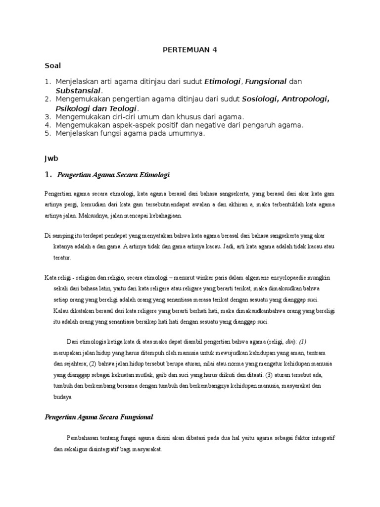 Agama Pdf