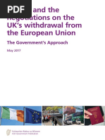 Ireland and the negotiations on the UK’s withdrawal from the European Union