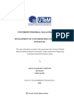 Development of Customized HMI Control System For MAP 202