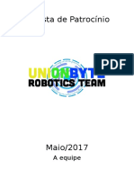 Proposta de Patrocínio Unionbyte Robotics Team - Maio/2017