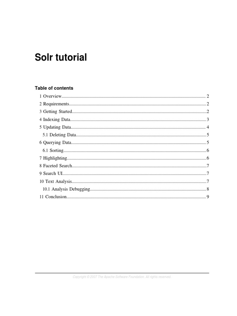 Solr Tutorial | PDF | Apache Solr | Java (Programming Language)