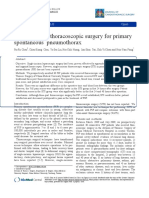 Single-incision thoracoscopic surgery for primary.docx