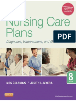 Nursing Care Plans - Nursing Dia - Gulanick, Meg