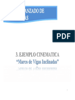 Clase 2 - Cinematica Ejemplo Marco Vigas Inclinadas