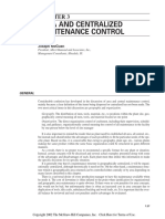 Area and Centralized Maintenance Control