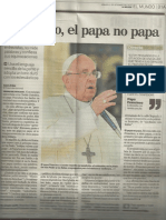 Francisco, El Papa No Papa