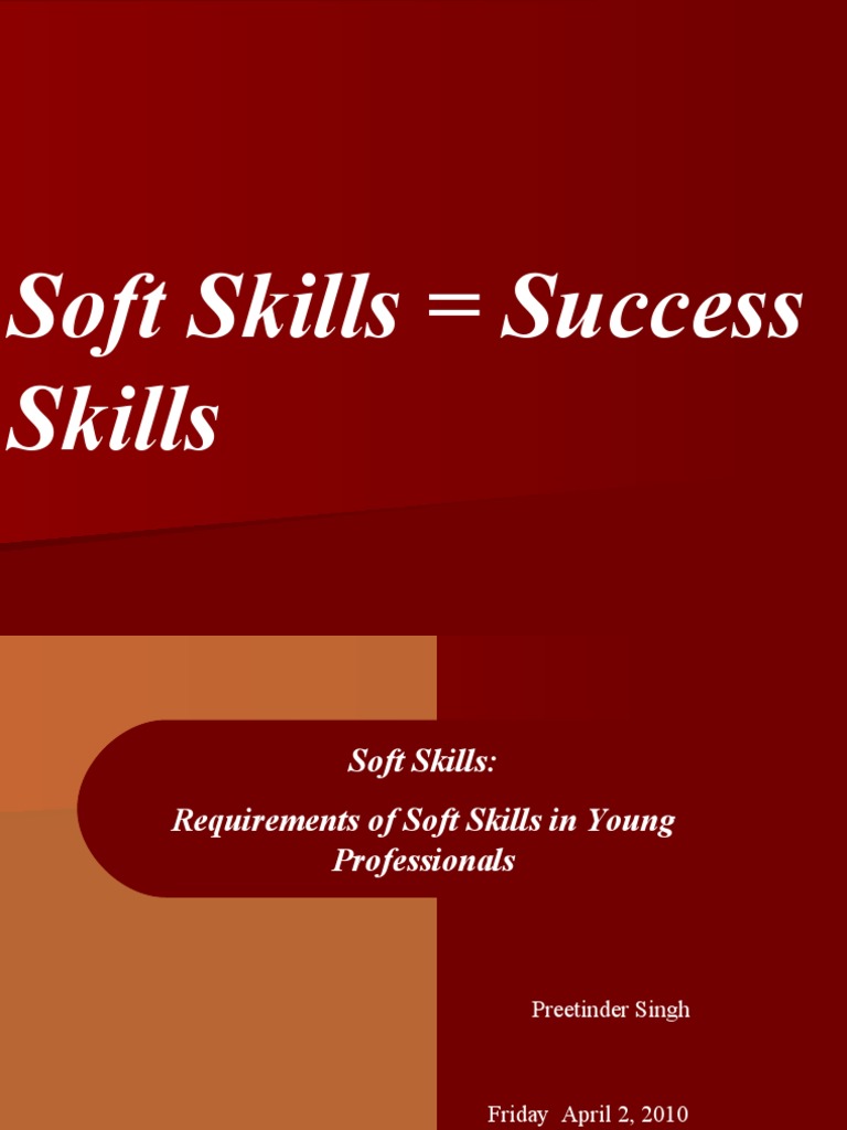 Importance of Soft Skills for Success | PDF | Skill | Communication