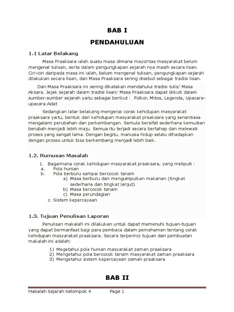 Bab Makalah Sejarah 2 Kel 4