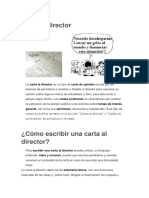 Carta Al Director PDF