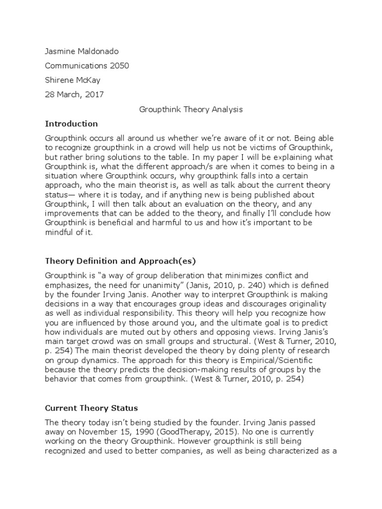 Communications Paper 2 Final | PDF | Theory | Academic Discipline ...