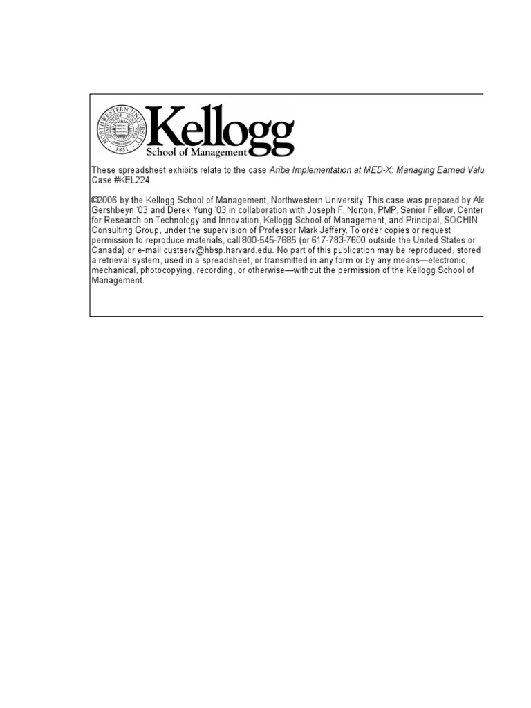 Earned Value Analysis Template PDF Business Economies