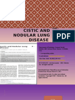 Cistic and Nodular Lung Disease