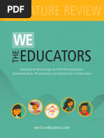 Download We The Educators - Literature Review ENGLISH by We The Educators SN347085837 doc pdf