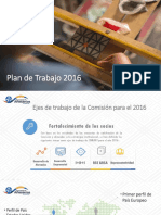 Plan de Trabajo 2016 Comisión Artesanías