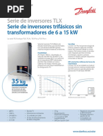 Danfoss Triplelynx TLX TLX Plus TLX Pro TLX Pro Plus 8-10-12.5 15 Ficha Es