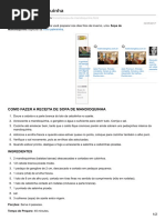 Sopa de Mandioquinha