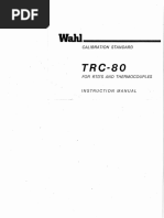 Wahl TRC-80 For RTD's and Thermocouples