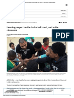 Newsela Basketball Program Helps Boys Believe in Themselves and Behave Better