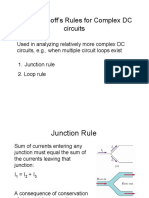 Complex Circuit W Kirchhoff's Law PDF