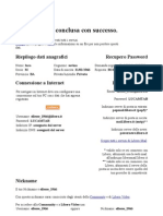 Nuovo OpenDocument - Testo