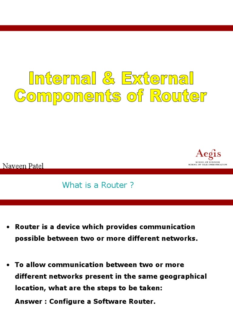 Understanding Router Types and Functions | PDF | Router (Computing ...